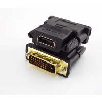 Adapter, adapter for connecting to multimedia devices HDMI male to DVI-D 24 + 1 female, for connecting old monitors