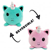 Plush toy - angry / funny shape-shifter Unicorn 2 in 1