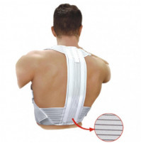 Tonus Elast Comfort 1008 posture corrector - an elastic orthosis corset with metal guiding inserts for a straight back, correction of scoliosis, protrusions, intervertebral hernia
