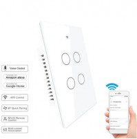 Сенсорный WiFi выключатель для умного дома с поддержкой Tuya, Digma, работает с голосовыми помощниками Алекса, Алиса, Google
