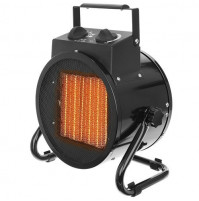 Compact powerful floor spiral electric heater with fan, 3000W