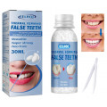 Thermoplastic Clay for Repairing, Replacing False Teeth Kit, Molded Thermofitting Balls for Filling, Fixing Missing & Broken Teeth or Dentures, 30ml