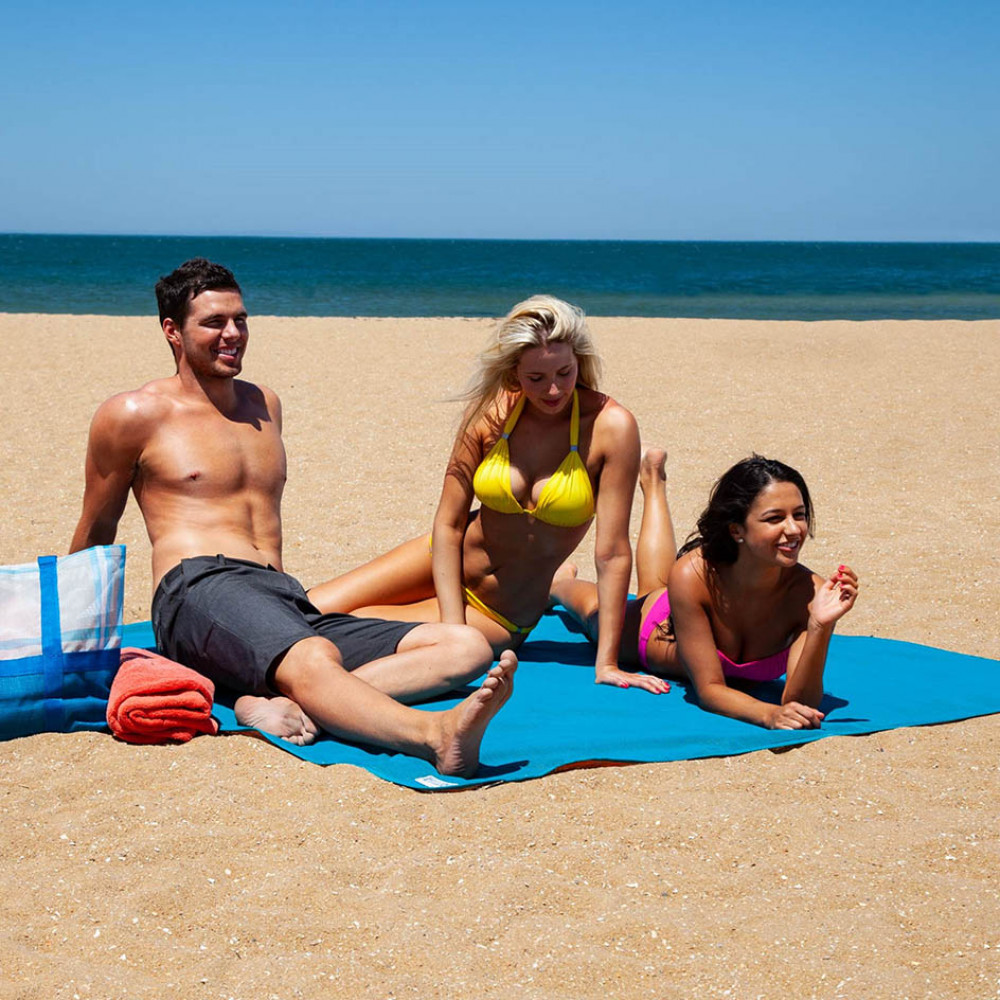 Пляжное полотенце покрывало Sand Free Mat - Sikumi.lv. Идеи для подарков