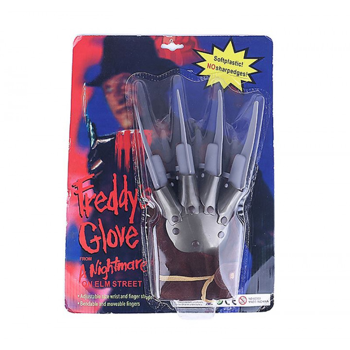 Freddy Krueger Glove with nails knives, Nightmare on Elm Street - Halloween costume, party