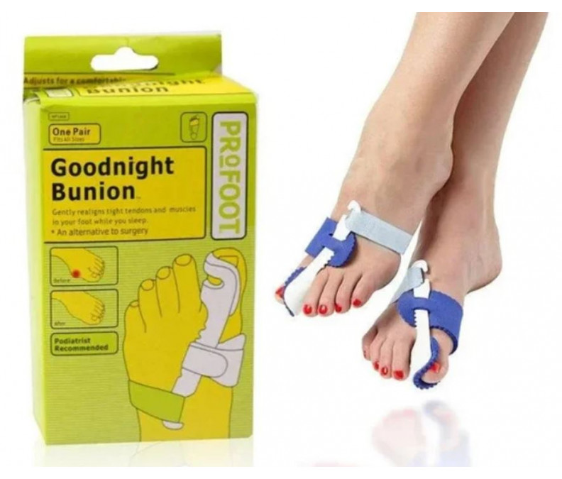 Goodnight Bunion - ортопедические шины для коррекции больших пальцев ног