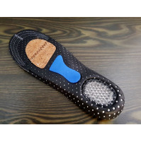Perforated summer, gel coconut insoles, size 35 - 40