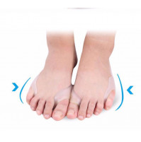 Silicone gel large toe retainer