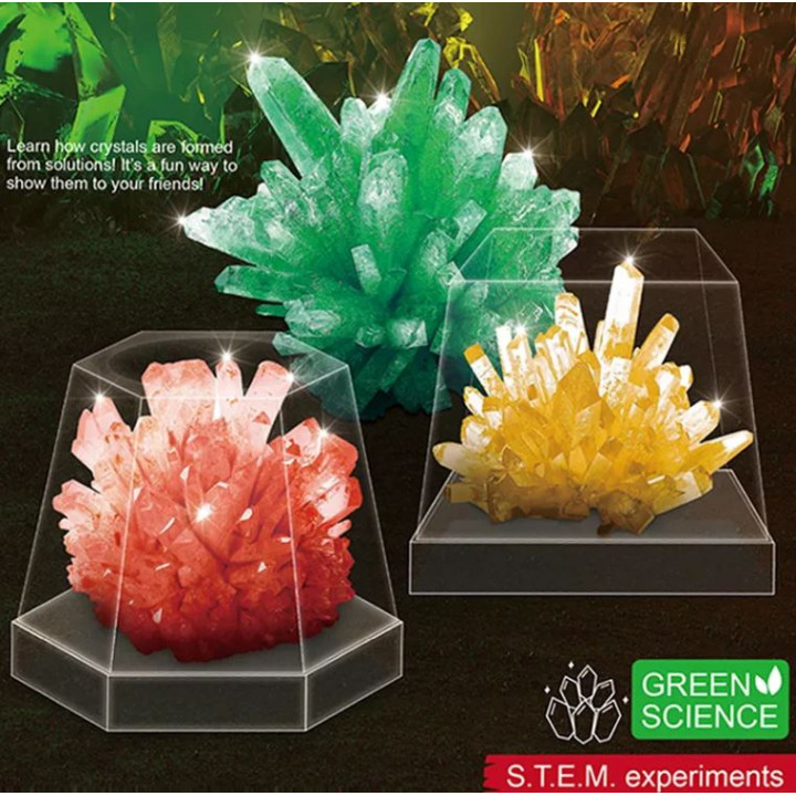 Childrens interactive educational kit for a young gemologist Stem - Grow a crystal yourself