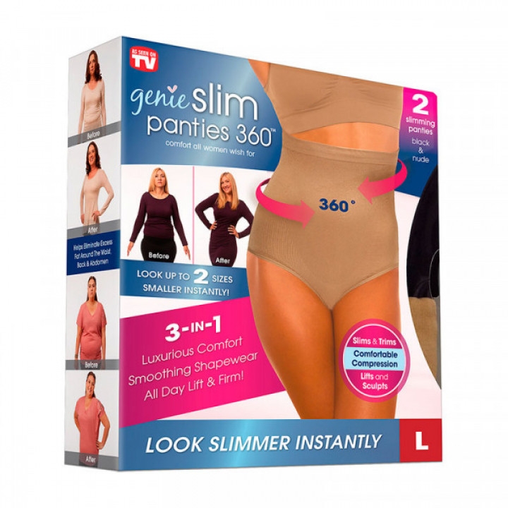 Genie Slim Panties 360 Shapewear Slimming Underwear Tummy Belly