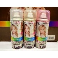 Hairspray with glitter - for parties, holidays, and photo shoots Glitter Spray