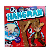 Classic board vocabulary game - Hangman, for interactive English learning