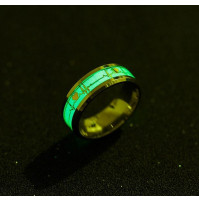 Stylish luminous ring for a declaration of love - Heartbeat