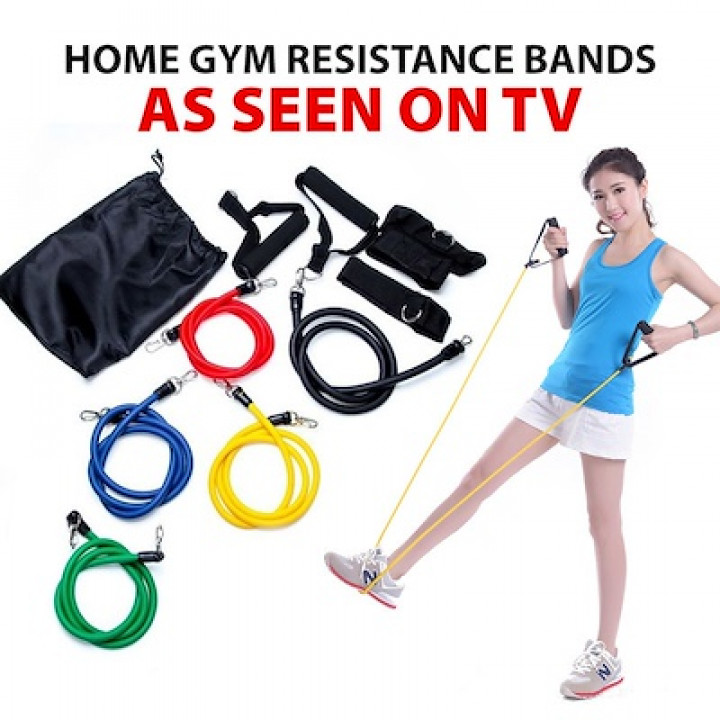 Set of resistance bands Power Resistance Bands Home Gym Extreme