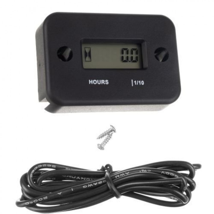Engine hour meter, counter for resource monitoring in the fleet, renting cars, motorcycles, scooters