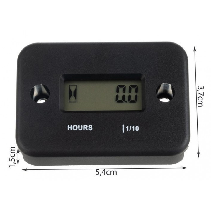 Engine hour meter, counter for resource monitoring in the fleet, renting cars, motorcycles, scooters