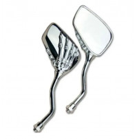 Stylish mirrors for a motorcycle, scooter, chopper, bicycle