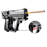DIY construction toy for children - build a shooting 364 parts assembling gun from the movie The Wandering Earth