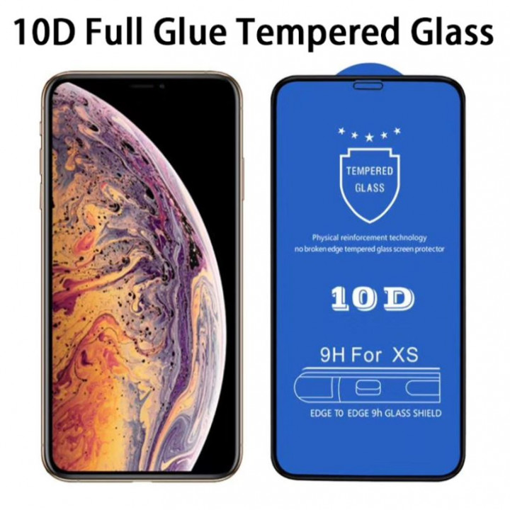 Pastiprināts aizsargājošs rūdīts stikls iPhone XS Max, 11 Pro Max pilnekrāna 6,5 collas