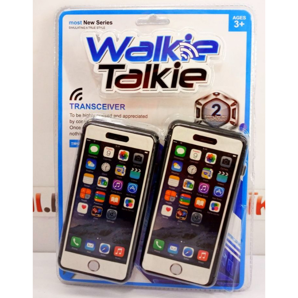 Childrens interactive toy real walkie-talkies with a built-in battery in the form of an iPhone 