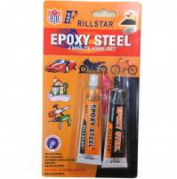 Epoxy two-component adhesive, for repair and restoration, creative works, DIY