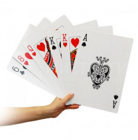Huge playing cards