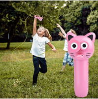 Lasso antistress toy with a trigger, for playing with pets, cats, dogs, for pranking friends