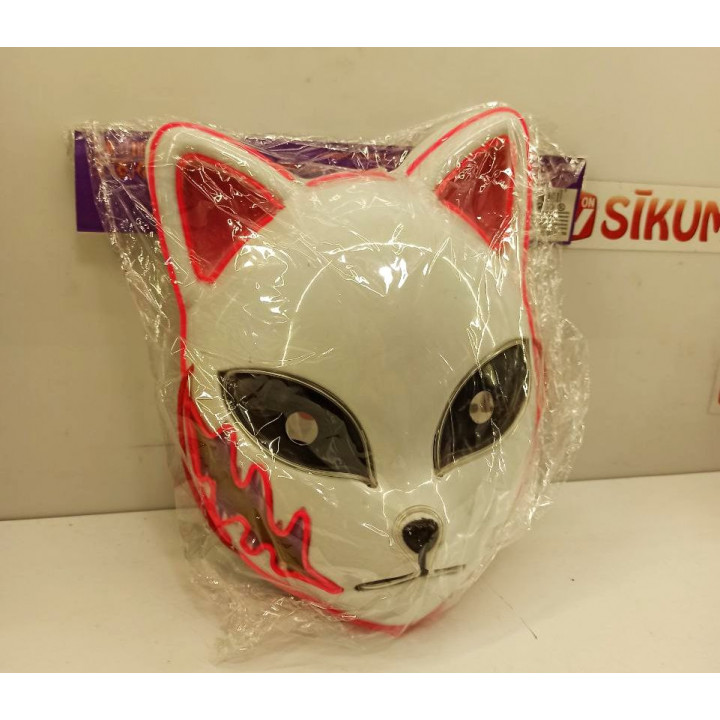Kitsune Mask For Halloween Costume Japanese Cute Fox Cosplay