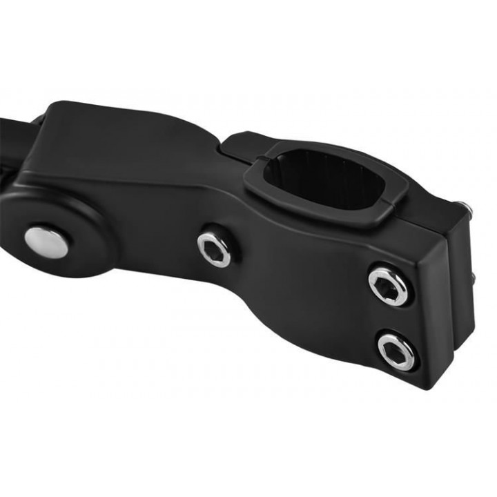 Adjustable aluminum kickstand with non-slip pad for any bike model