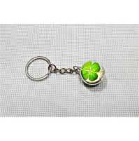 Stylish keychain for keys, bags, bringing good luck - Four Leaf Clover