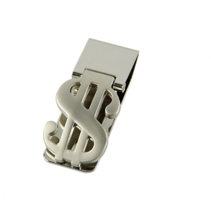 Elegant clip - a dollar sign clip for banknotes is a wonderful gift for a man
