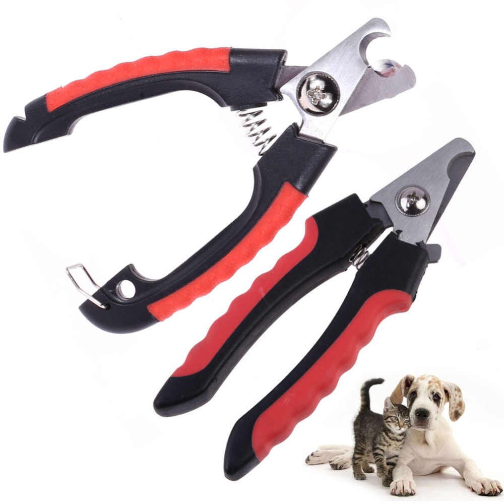 Когтерезка ножницы для домашних животных с регулятором длины