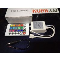 LED RGB kontrolieris ar tālvadības pulti LED lentēm