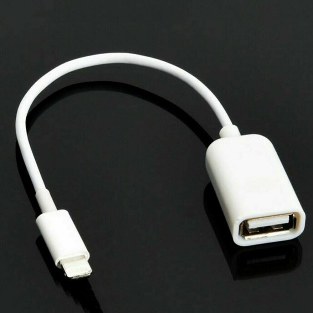 Adapteris pāreja sadalītāja Lightning male uz USB female priekš iPhone
