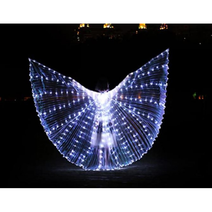 Glowing Luminous LED Party Wings for belly dancing, parties, raves, carnivals, stage performances