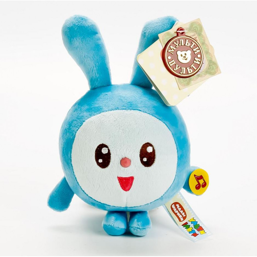 Soft toy rabbit CROSS Malyshariki . Gift Ideas
