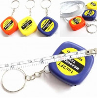 Keychain, tape measure for measuring the length of objects, gift for a craftsman, 1 m