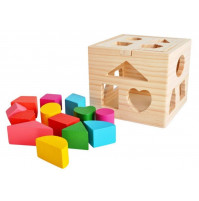 Educational wooden toy - Cube Puzzle Sorter for kids