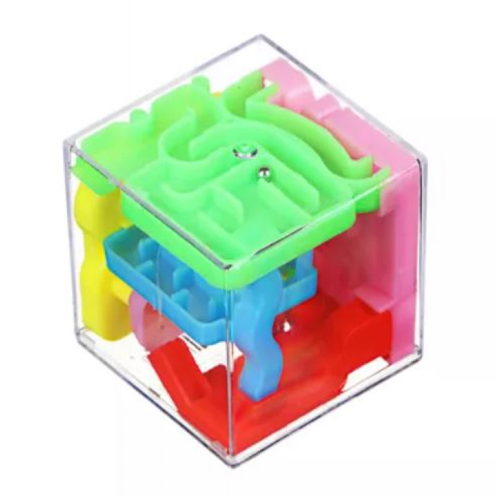Developing IQ puzzle 3D Labyrinth with a ball