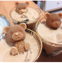Silicone molds in the form of cute Teddy Bears, for making sweets, ice, frozen juice, ice cream, chocolate