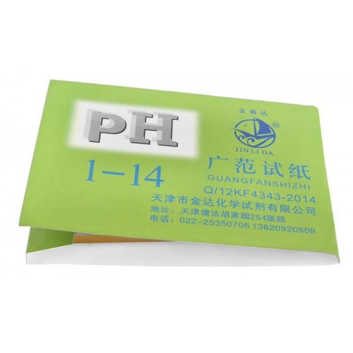 A set of litmus indicator papers for pH testers, 80 pcs, for determining the acidity of liquids, soil