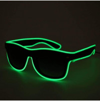 Stilīgas LED brilles Wayfarer ballītēm