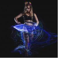 LED RGB whip for dancing, performances, show programs