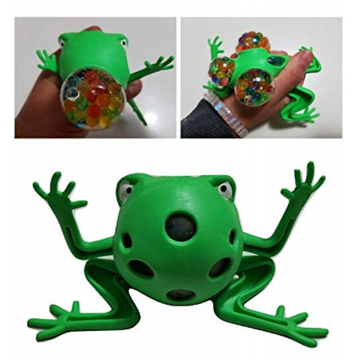 Antistress Mesh Squishy Frog Toy 