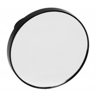 Ergonomisks apaļš spogulis meikapa, kosmētikas uzklāšanai, ar 2x palielinājumu, stiprinās ar piesūcekņiem