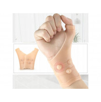Silicone Magnetic Orthosis Wrist Brace with 6 Built-in Magnets for Pain Relief