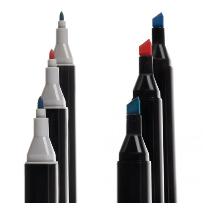 A set of double-sided multi-colored markers - . Gift Ideas