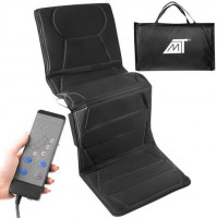 Heated massage pad for a chair, armchair, car seat with intensity adjustment function