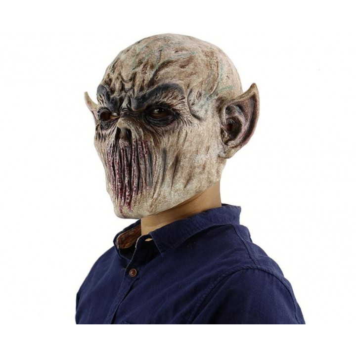 Carnival Scary Latex Mask - Monster Alien, for Parties, Halloween, Holidays, Practical Jokes