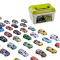 Childrens collectible toy, huge set of metal toy cars, 70 pcs, scale 1:76