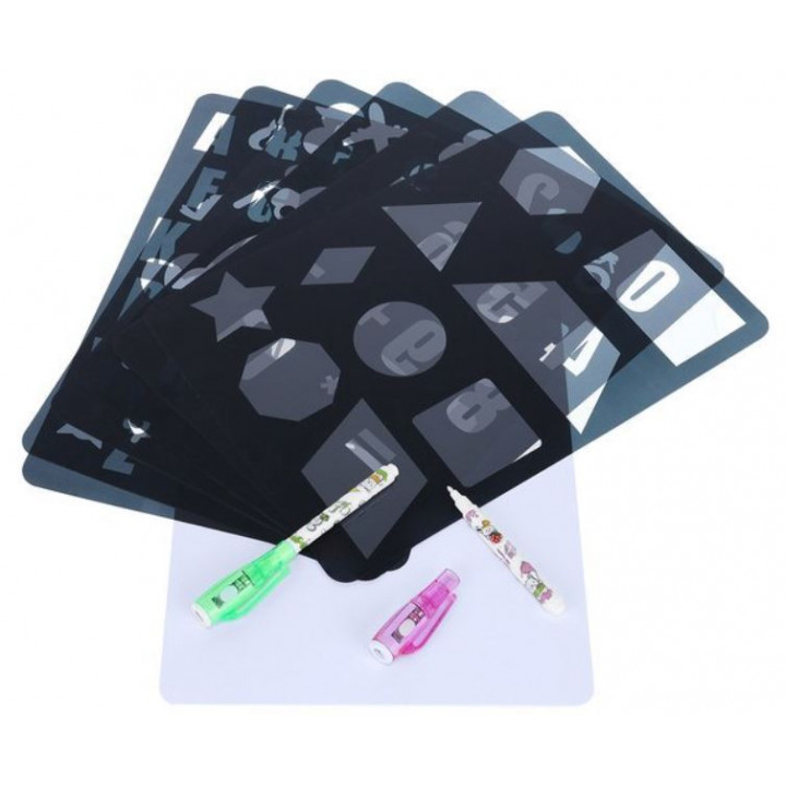 A4 light magic pad drawing set, interactive educational toy for children